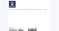Desktop Screenshot of hmconstructions.in